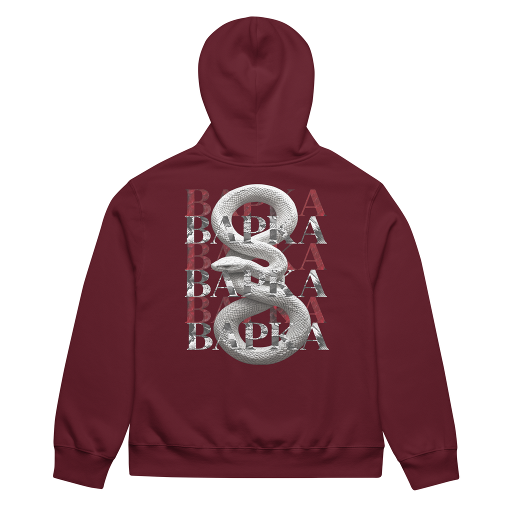 WHITE SERPENT HOODIE